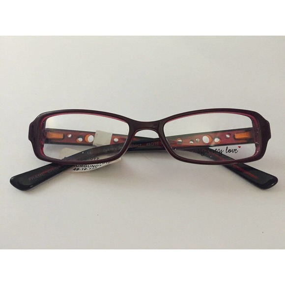Sydney Love Accessories New Sydney Love Eyeglasses Burgundy 496135